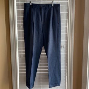 Men’s size 35x30 Bachrach navy dress pants